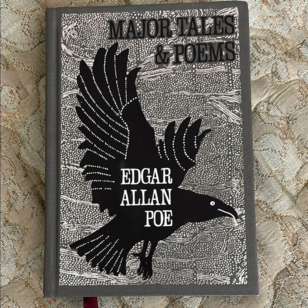 Edgar Allan Poe Black and White Book